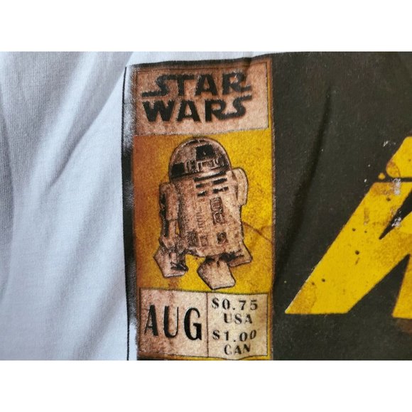 VINTAGE STAR WARS THE SAGA CONTINUES 1990S OFFICIAL MERCHANDISE TSHIRT XXL NWOT - Picture 3 of 6